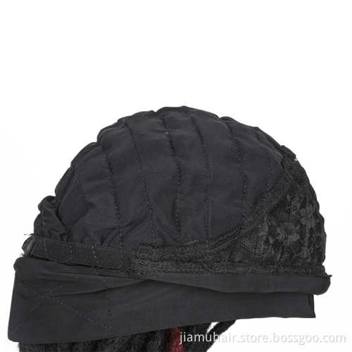 Synthetic None Lace Wigs Faux locs Dreadlock Dreads Braiding Crochet Hair Wig African Wig